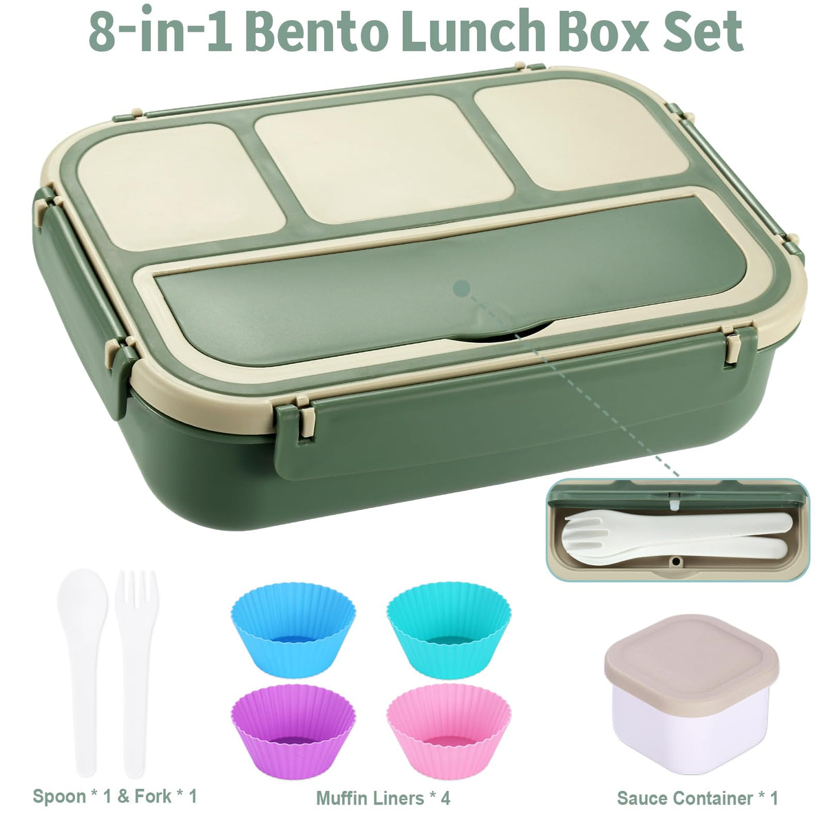 Shell and Turtle Bento Box microwave-safe container for quick reheats