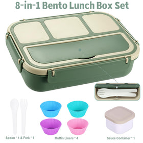 Shell and Turtle Bento Box microwave-safe container for quick reheats