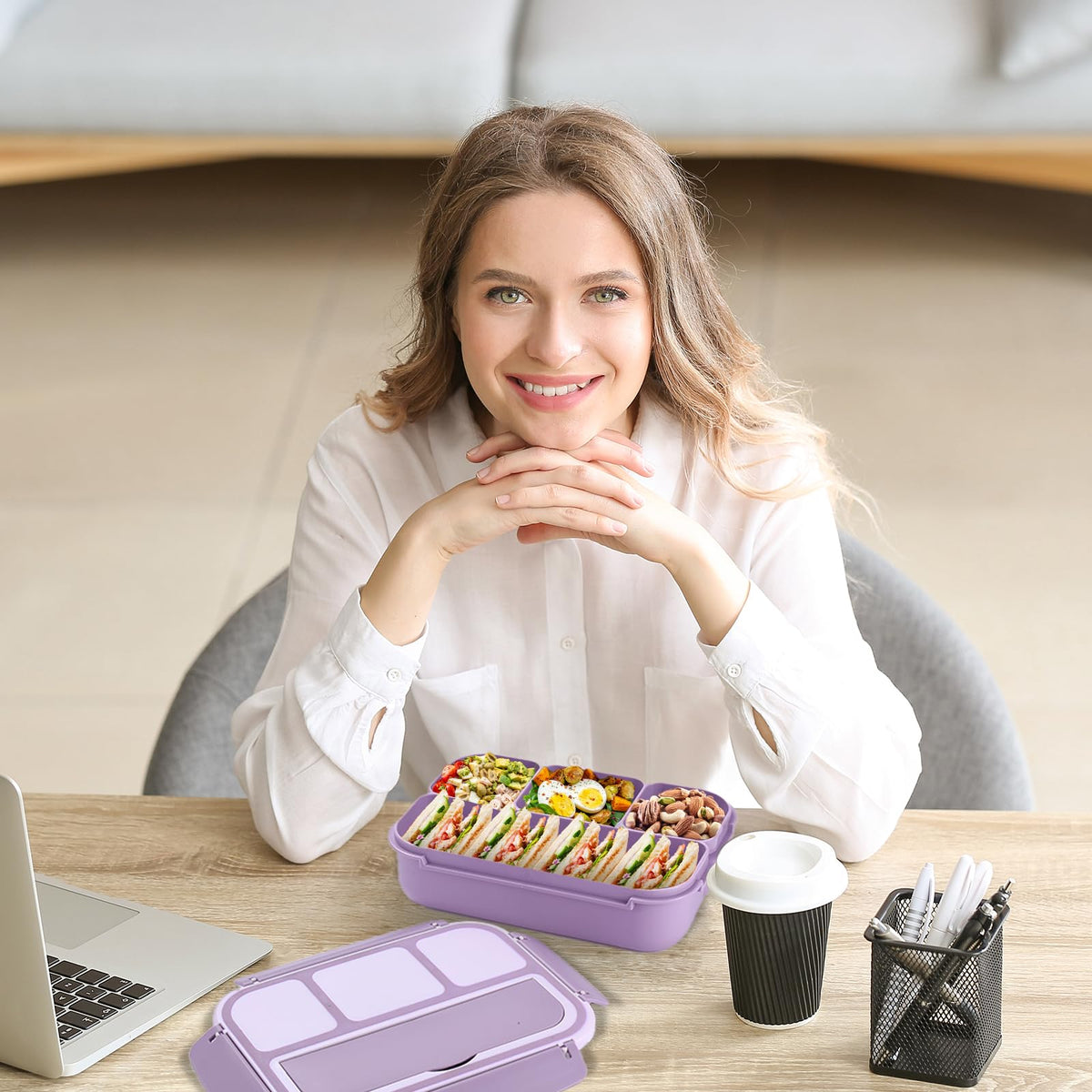 Shell and Turtle silicone muffin liners prevent sticking and simplify lunch prep.