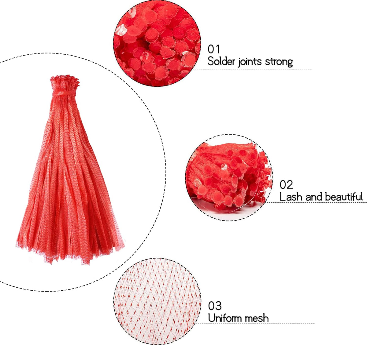 Shellvcase kitchen storage mesh bags simplify pantry and fridge sorting