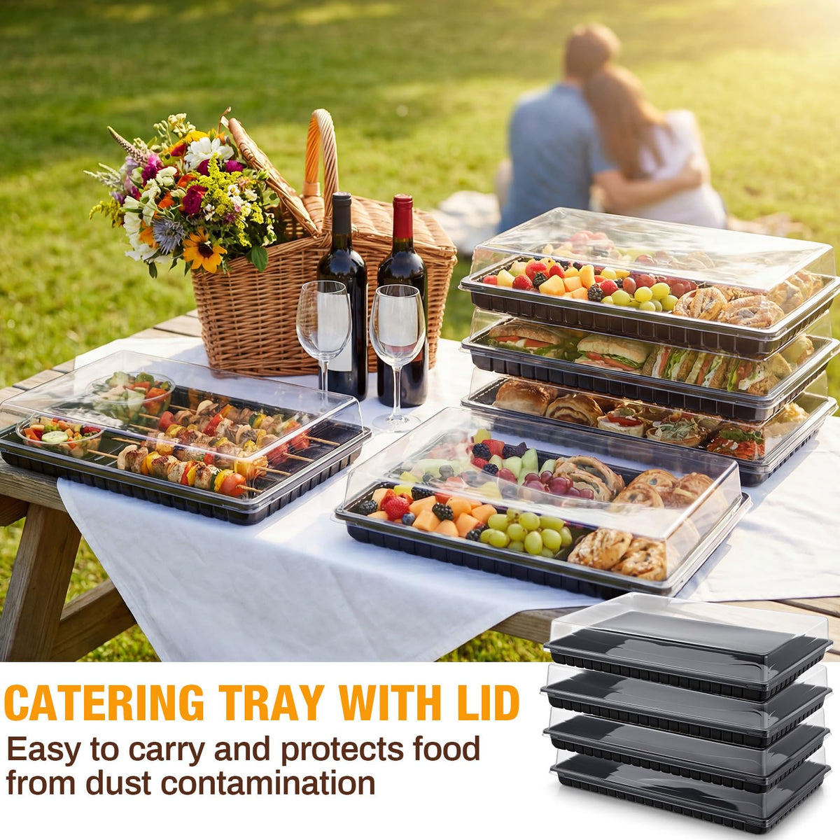 Shellwei robust high-density plastic trays for durable, reusable service.