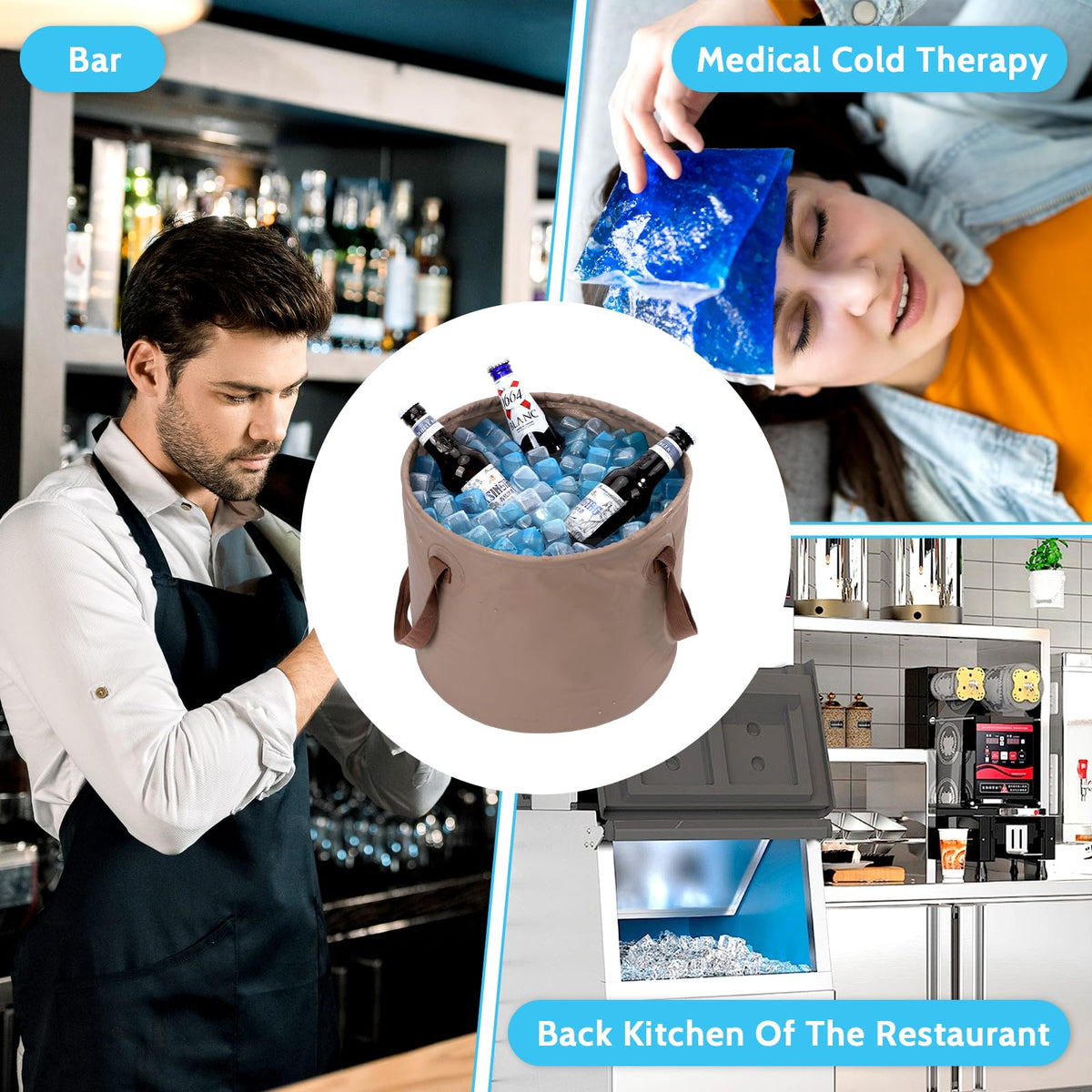 Refreezable design endures 500+ cycles for reliable party readiness