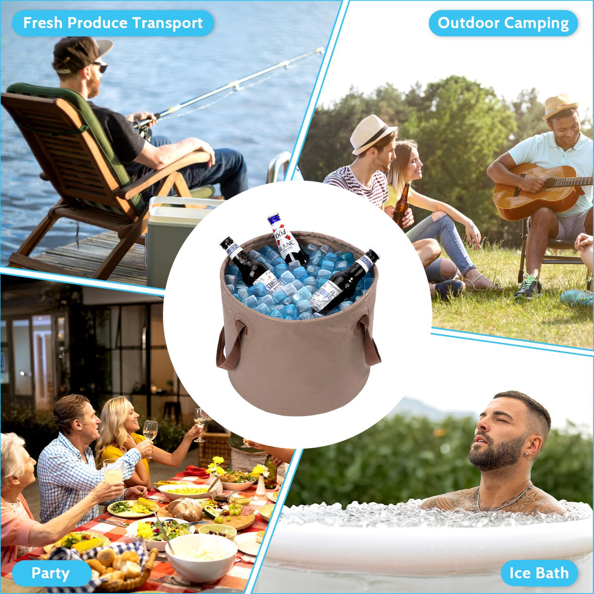FDA-grade, BPA-free ice cubes are safe for food and drinks