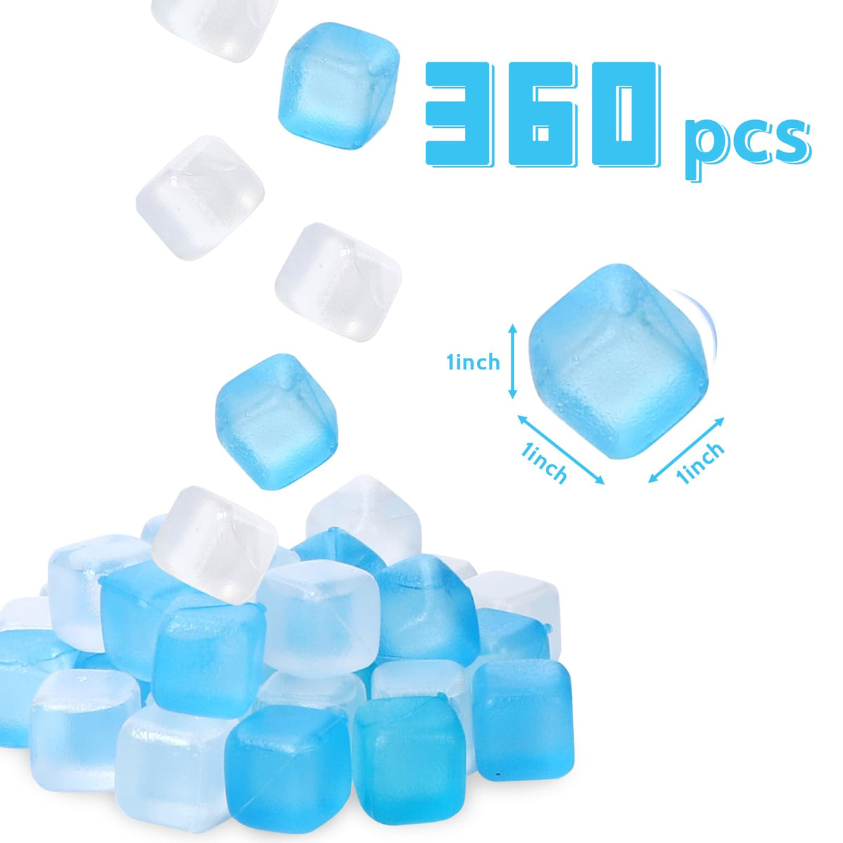 SHENGQIPC portable camping ice cubes fit in coolers and RVs