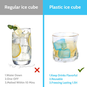 Triple-layer silicone slows melt to preserve flavors in whiskey and cocktails
