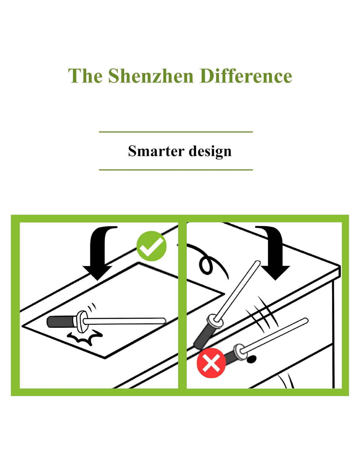 Shenzhen Knives 12-inch honing rod in use for chef knives edge realignment