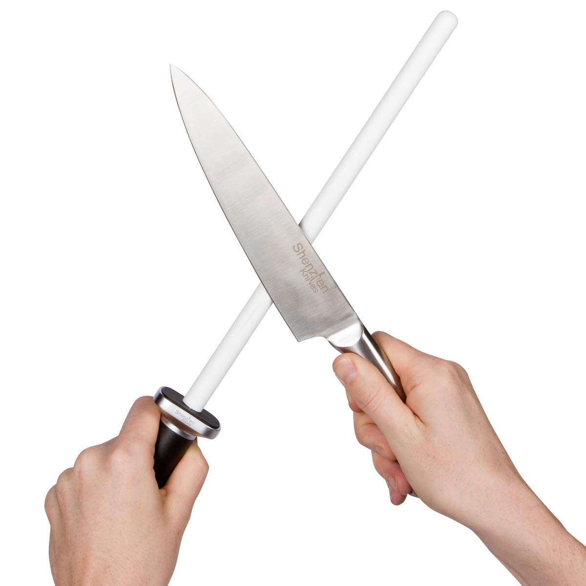 Shenzhen Knives ceramic material closeup highlights rust resistance for longevity
