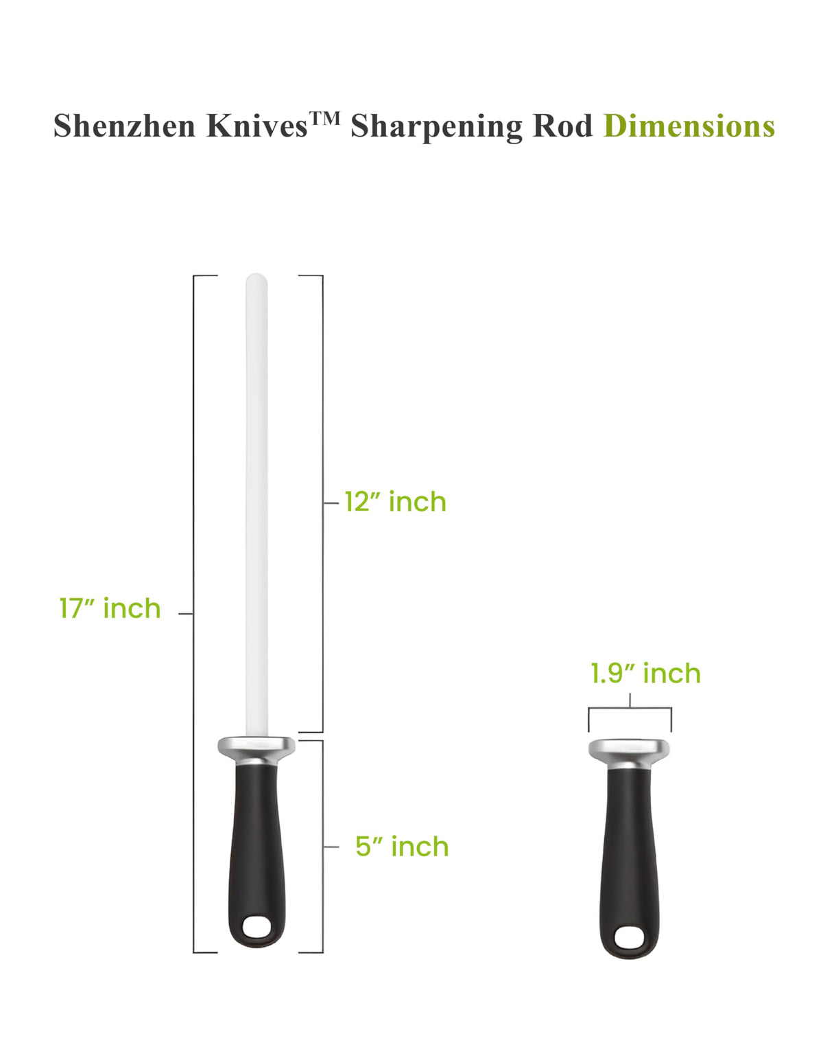 Shenzhen Knives professional kitchen knife set with ceramic sharpener for durable edge maintenance