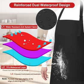 SHEOMERN apron pocket configuration keeps tools within reach.