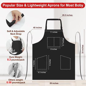 SHEOMERN versatile apron suitable for baking, grilling, painting.