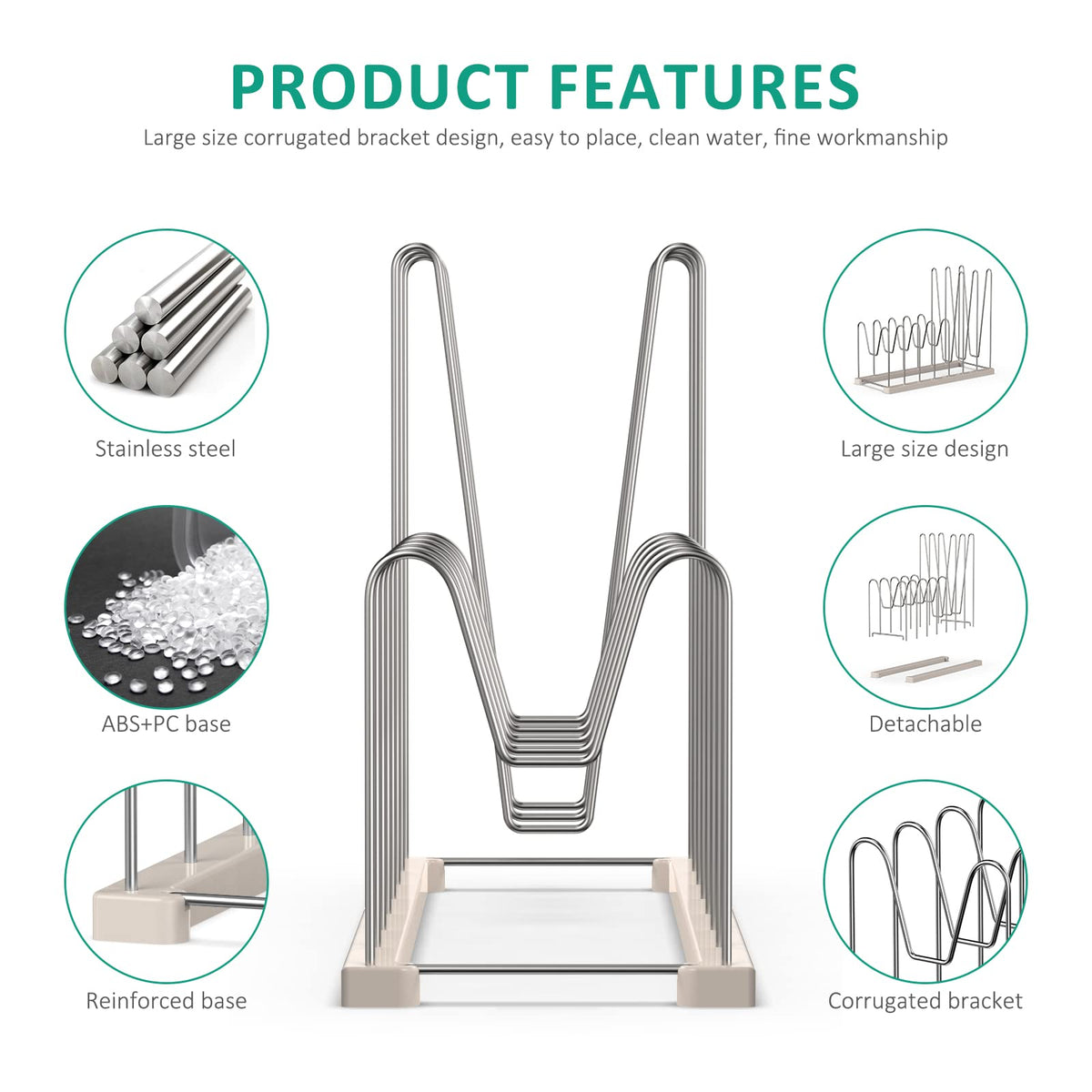 SHILFID bag drying rack keeps bag openings open for airflow