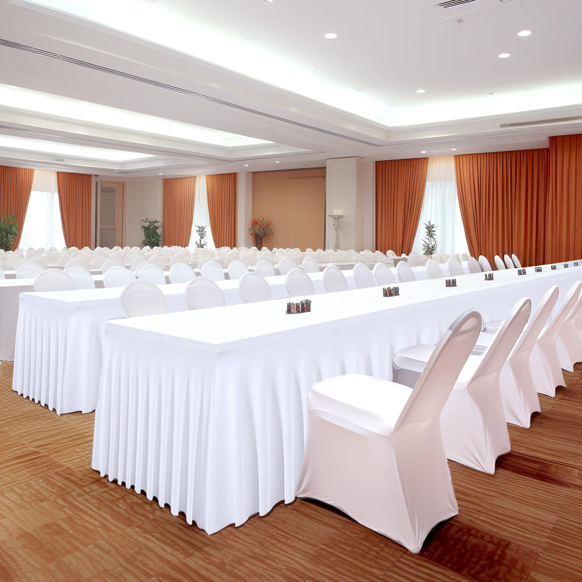Shillance covers fit 6ft tables and stay taut for a tidy look.