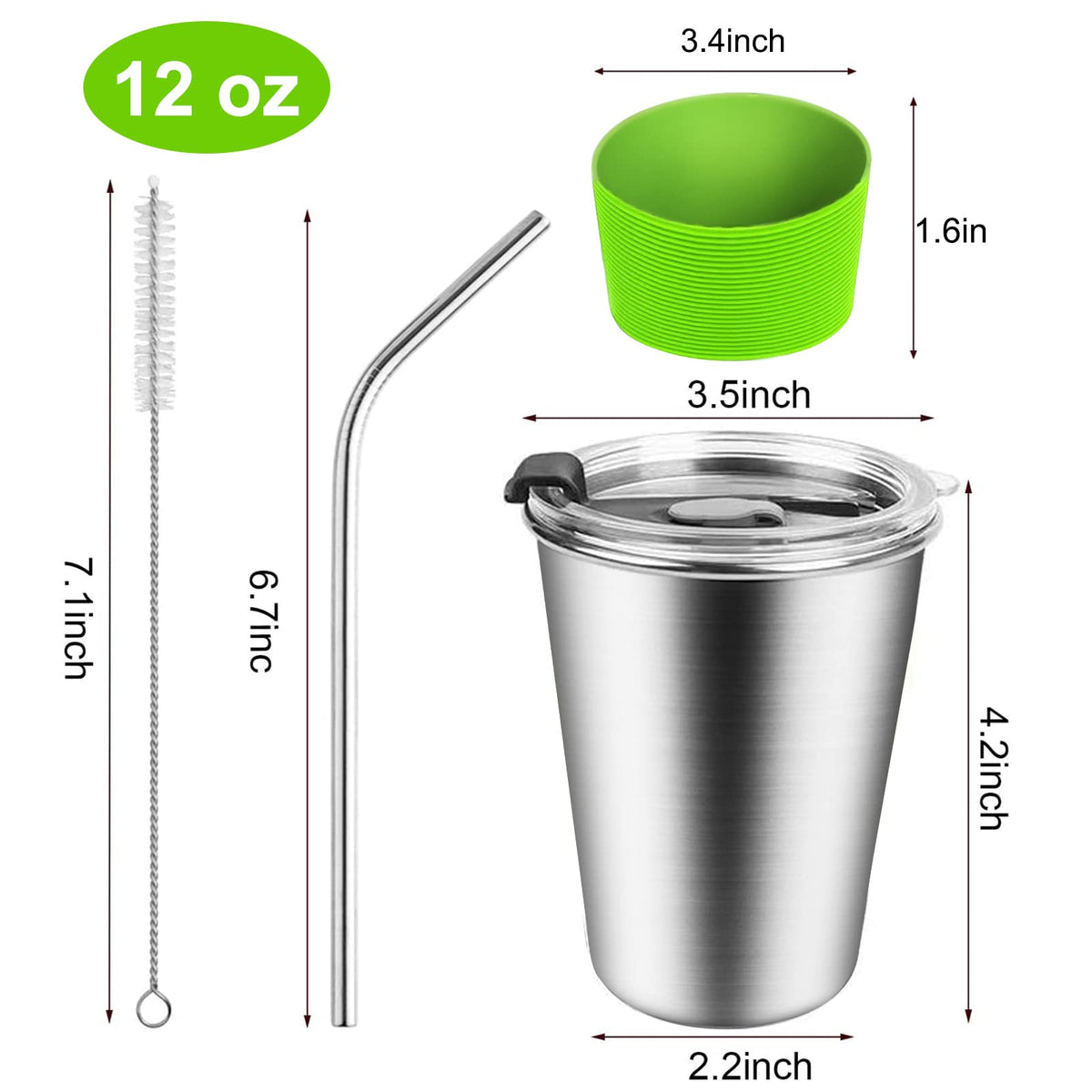 ShineMe silicone sleeve provides non-slip grip and hand protection.