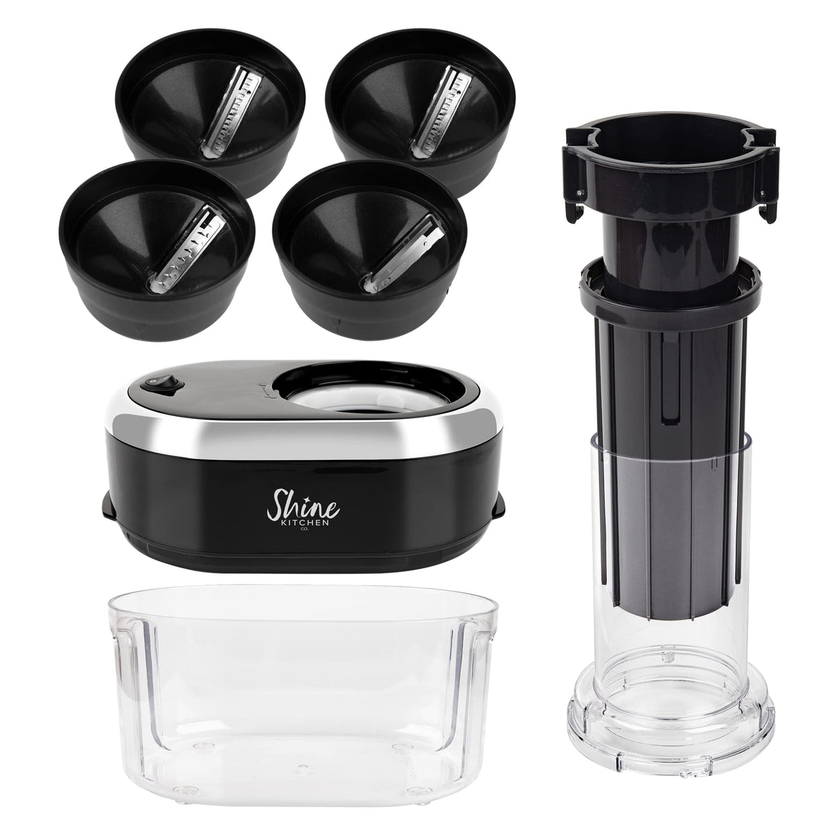 Shine SES-100 compact design stores all parts inside the container