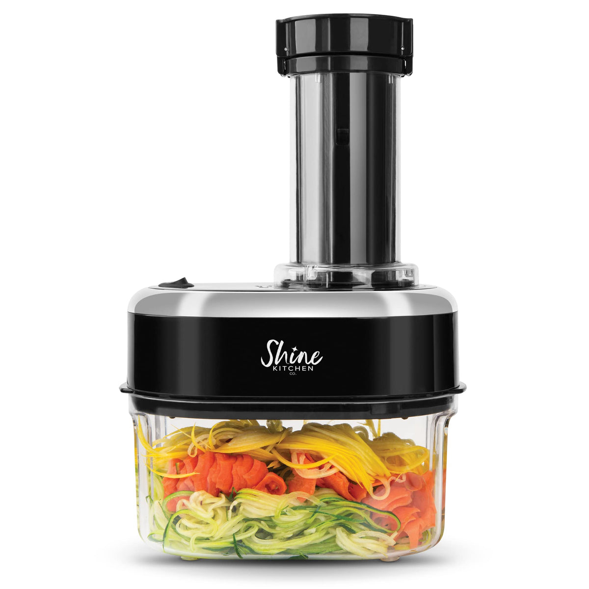 Shine SES-100 electric spiralizer outer grip holder secures soft veggies during spiralizing