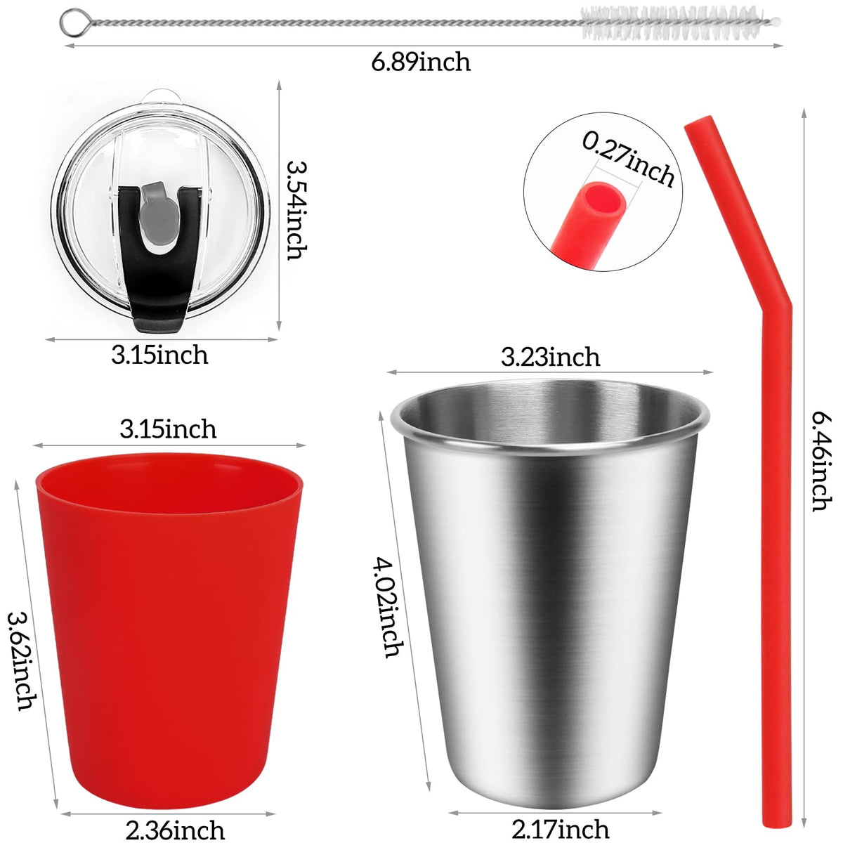 ShineMe food-grade 304 stainless steel cup resists rust