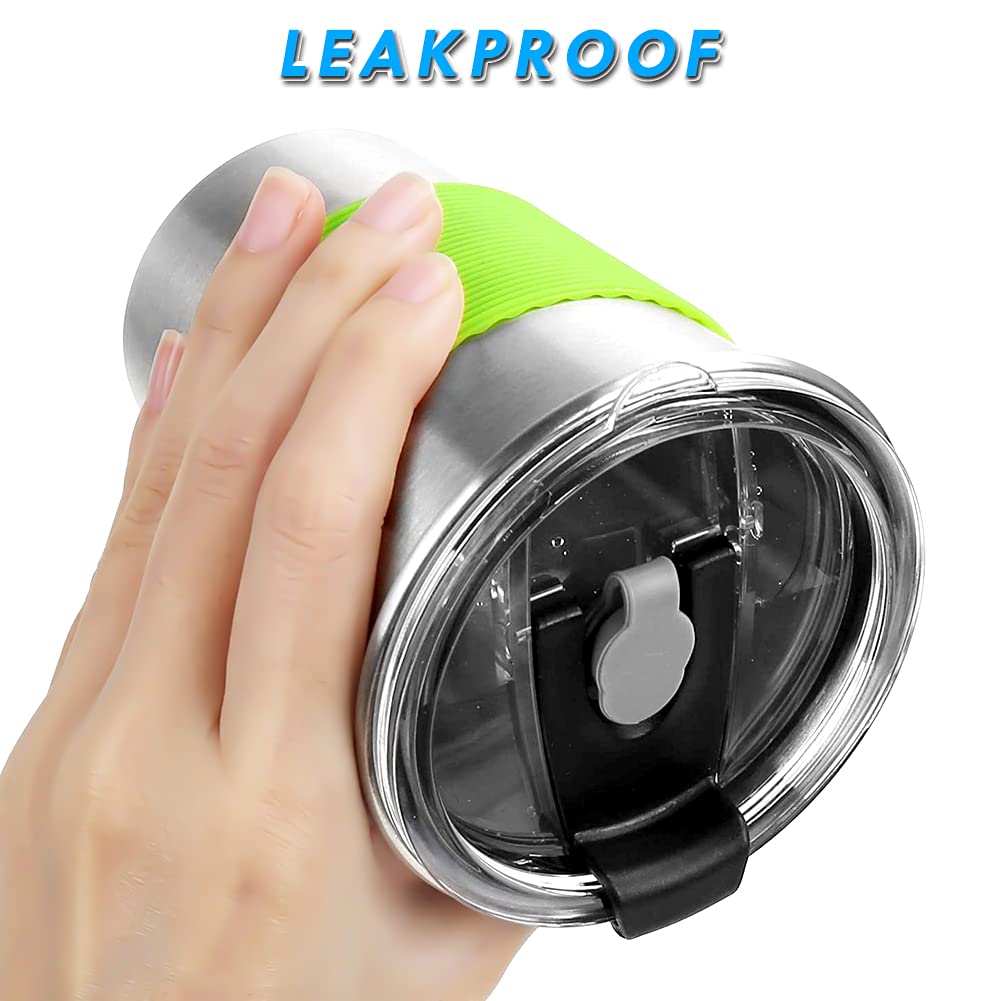 ShineMe cup with silicone sleeve offers a non-slip grip and heat protection.