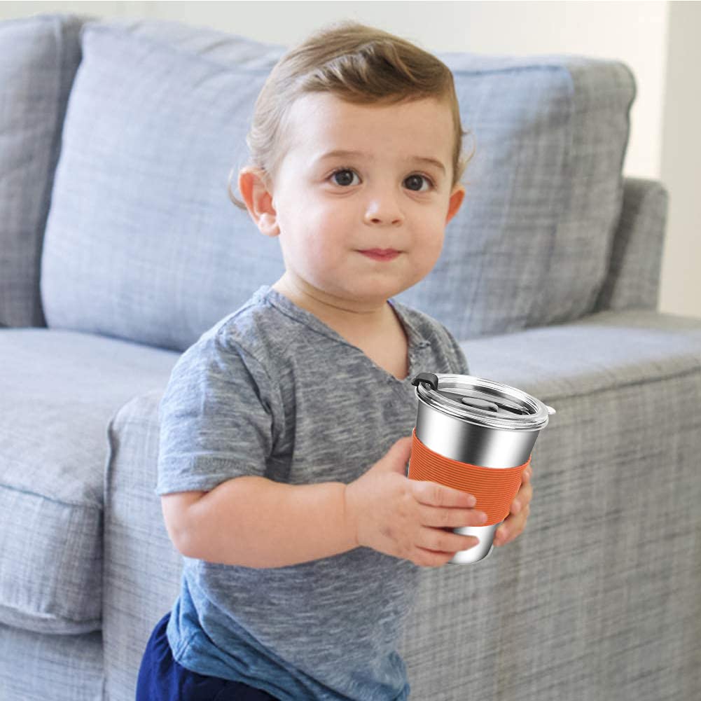 ShineMe cups arrive with color-coded sleeves to help kids identify their drink.