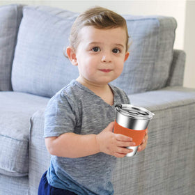 ShineMe cups arrive with color-coded sleeves to help kids identify their drink.