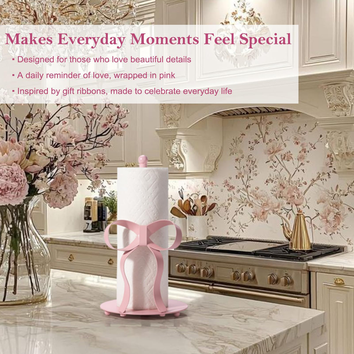 Shinlar pink kitchen accessory adds a focal point while staying durable and practical.