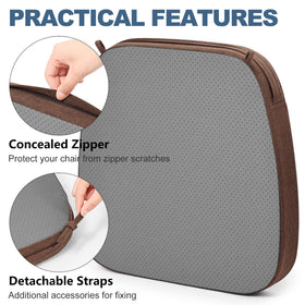Shinnwa hidden zipper with protective flap protects chair finish