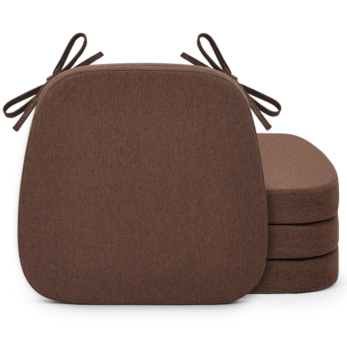 Shinnwa dining chair cushions on a chair showing ergonomic comfort and universal fit