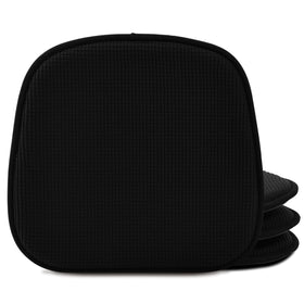 Shinnwa soft plush fabric cushion on a dining chair for enhanced comfort.