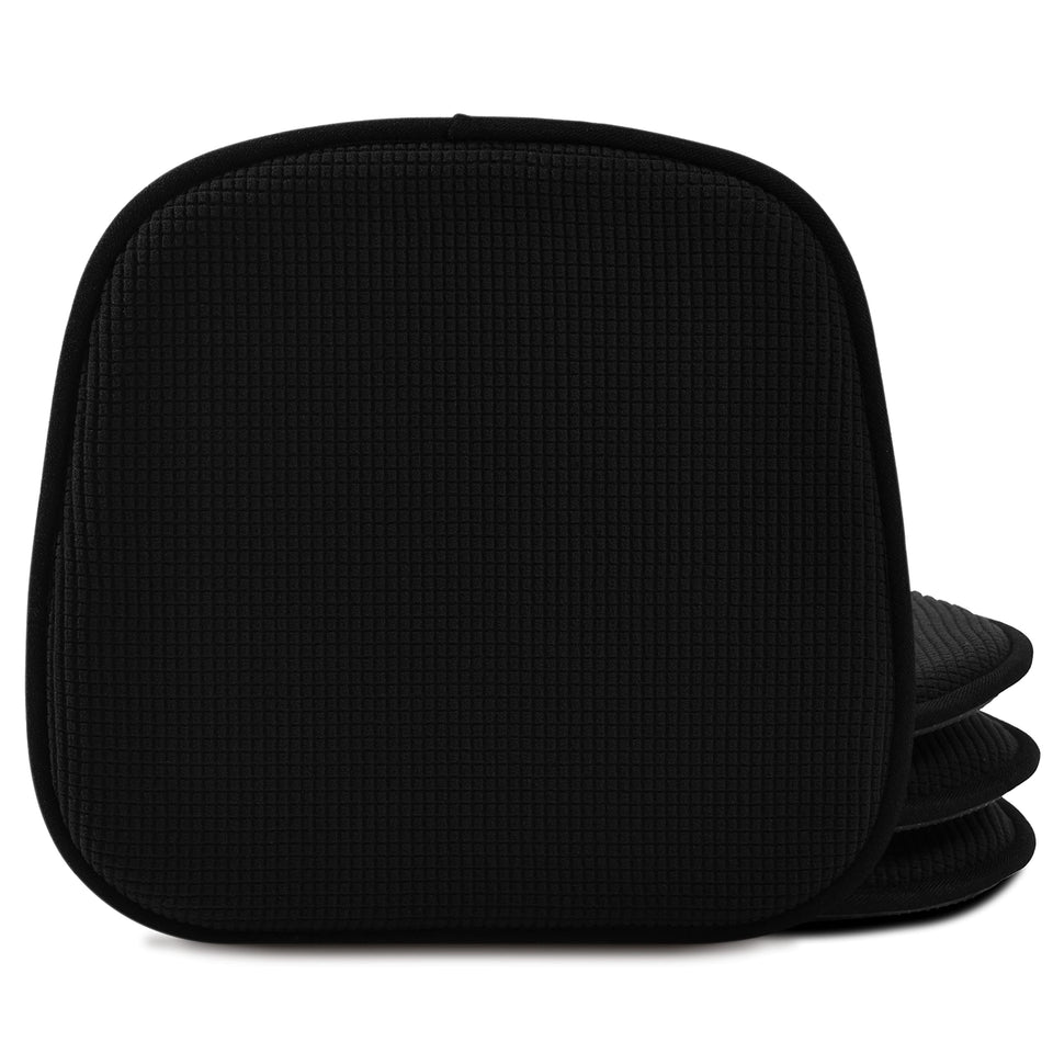 Shinnwa soft plush fabric cushion on a dining chair for enhanced comfort.