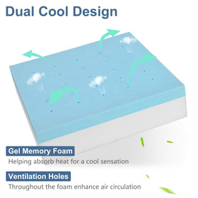 Shinnwa dual-layer foam pad provides extra support during long seating