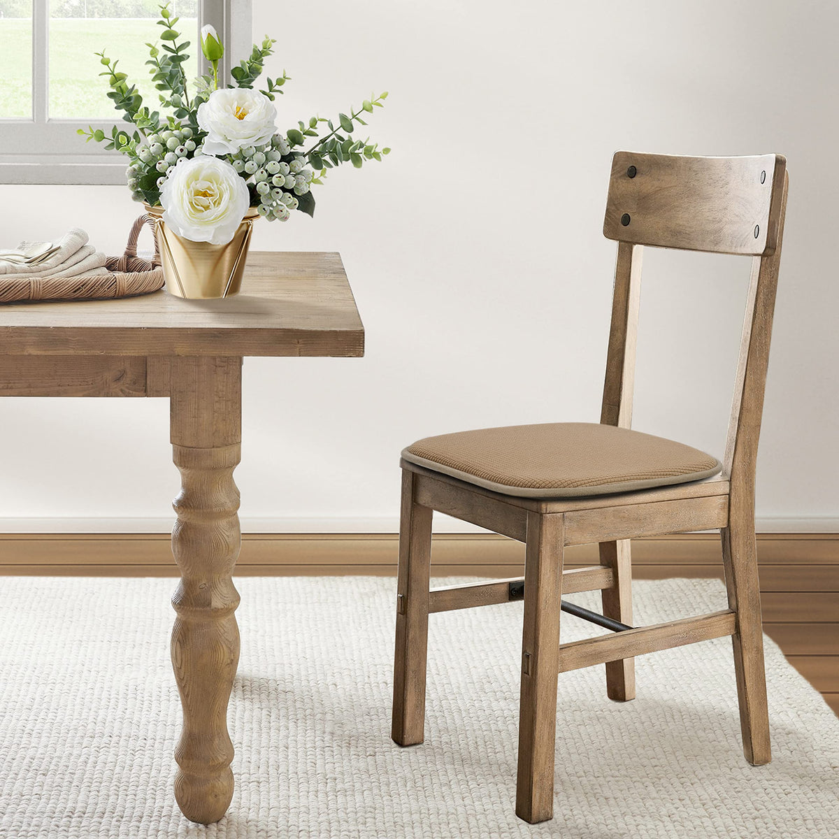 Shinnwa seat pads are easy to clean and maintain.