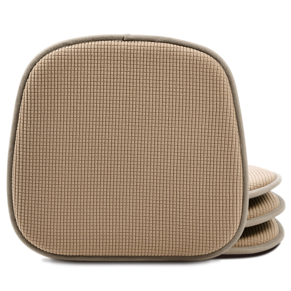 Shinnwa kitchen seat cushions with soft plush fabric for cozy dining.