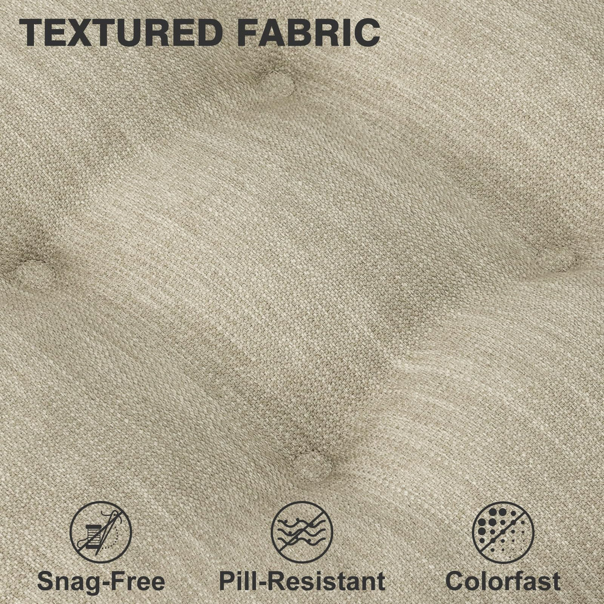 Shinnwa non-slip bottom with gel particles keeps cushions in place.