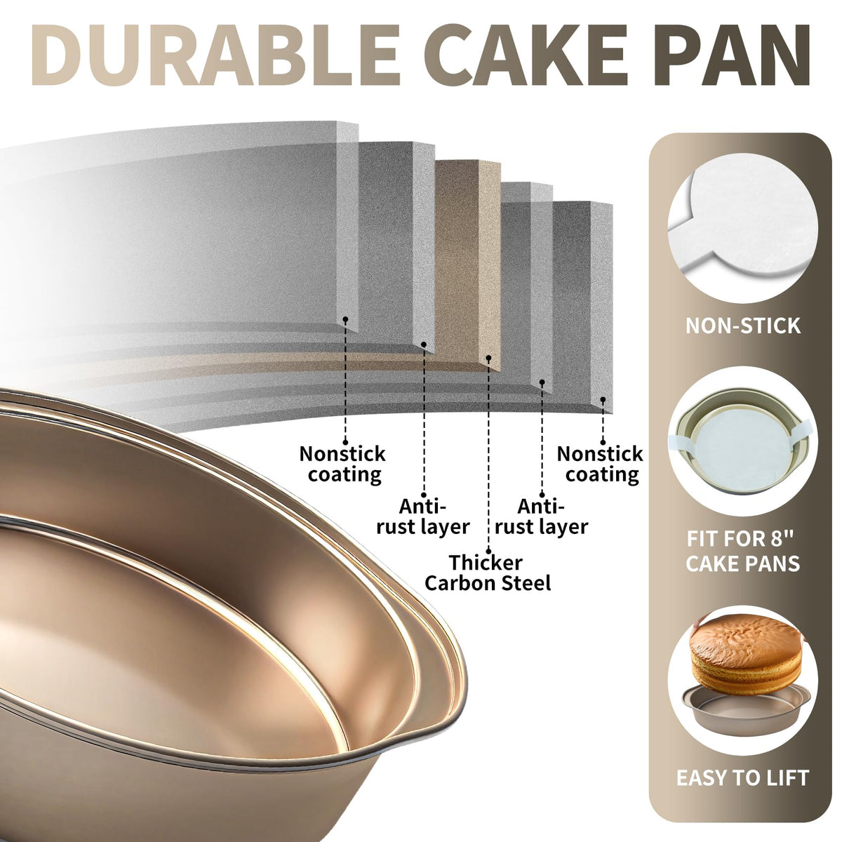 Shinsin multi-functional baking pan suitable for cakes, lasagna, and more.