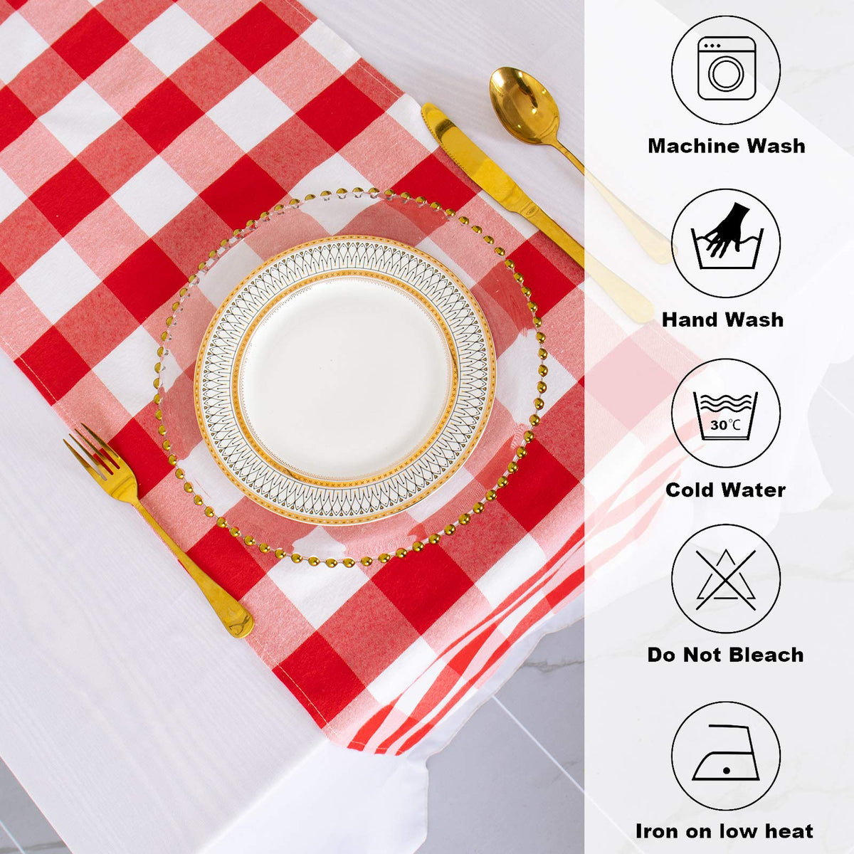 ShinyBeauty versatile runner for dining rooms, cafes, weddings and outdoor parties