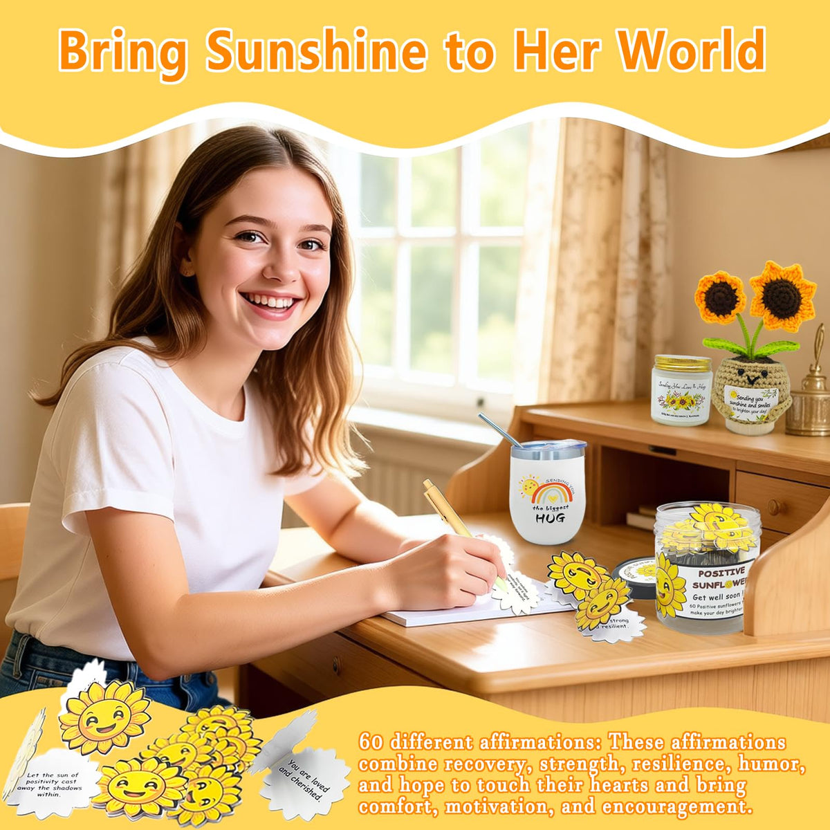 SHINYHARBOR sunshine box packaging showcasing a thoughtful recovery gift