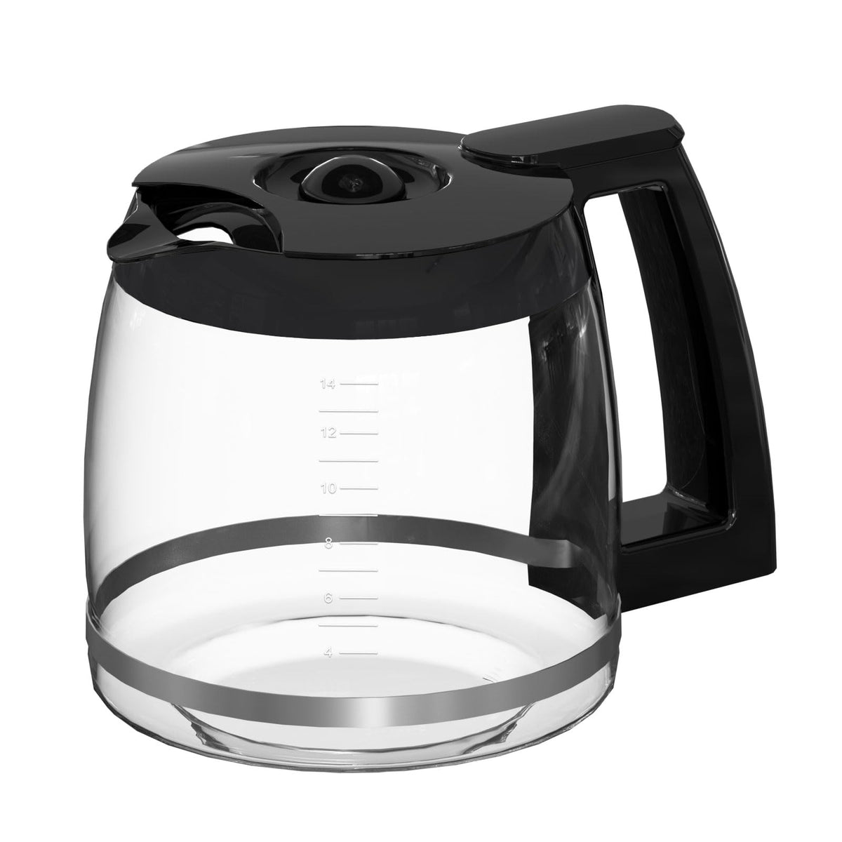 Shonshon 14-Cups carafe front view, compatible with Cuisinart models.