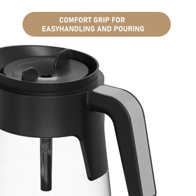 Shonshon dishwasher-safe carafe for easy cleaning after mornings.