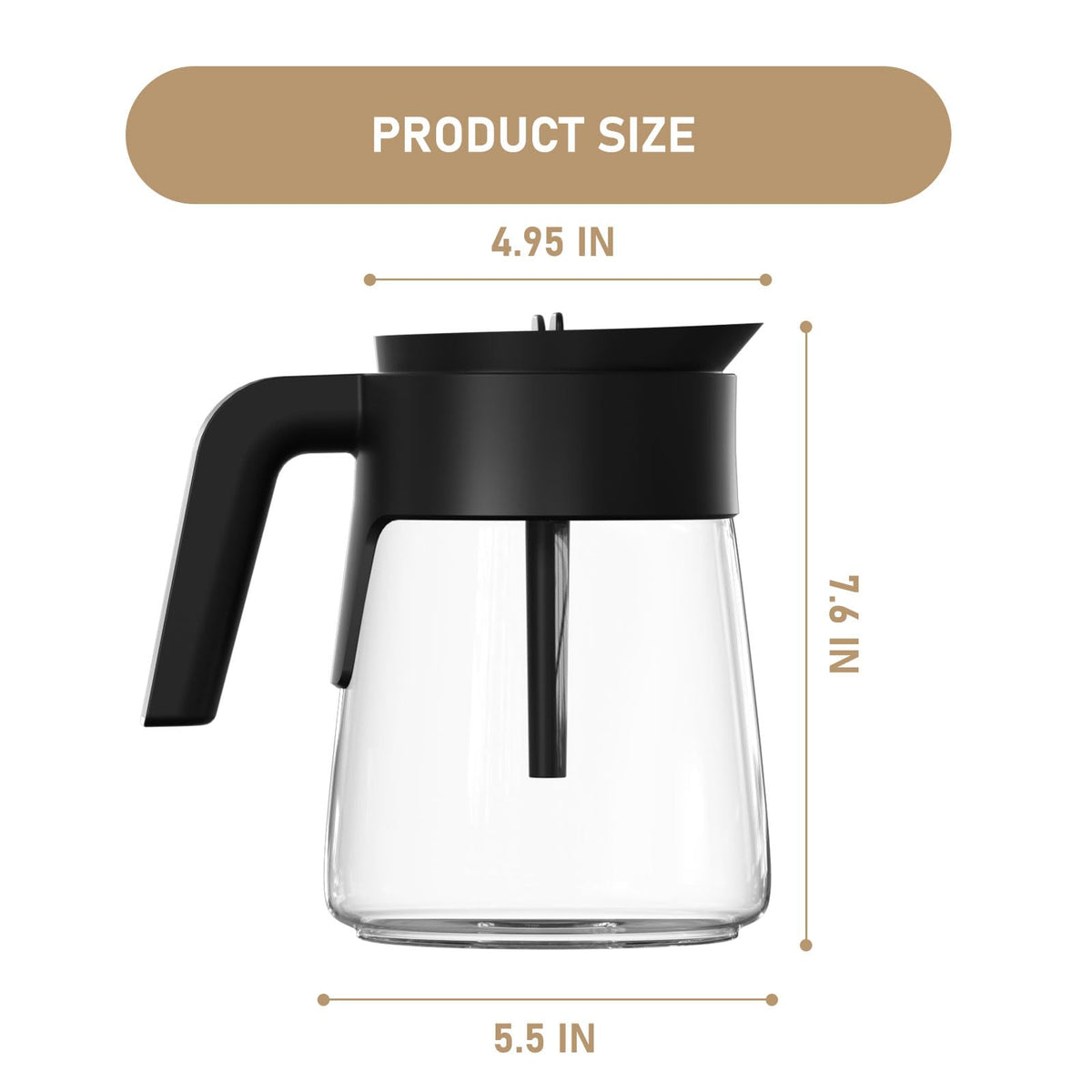 Shonshon replacement carafe compatible with Ninja models.