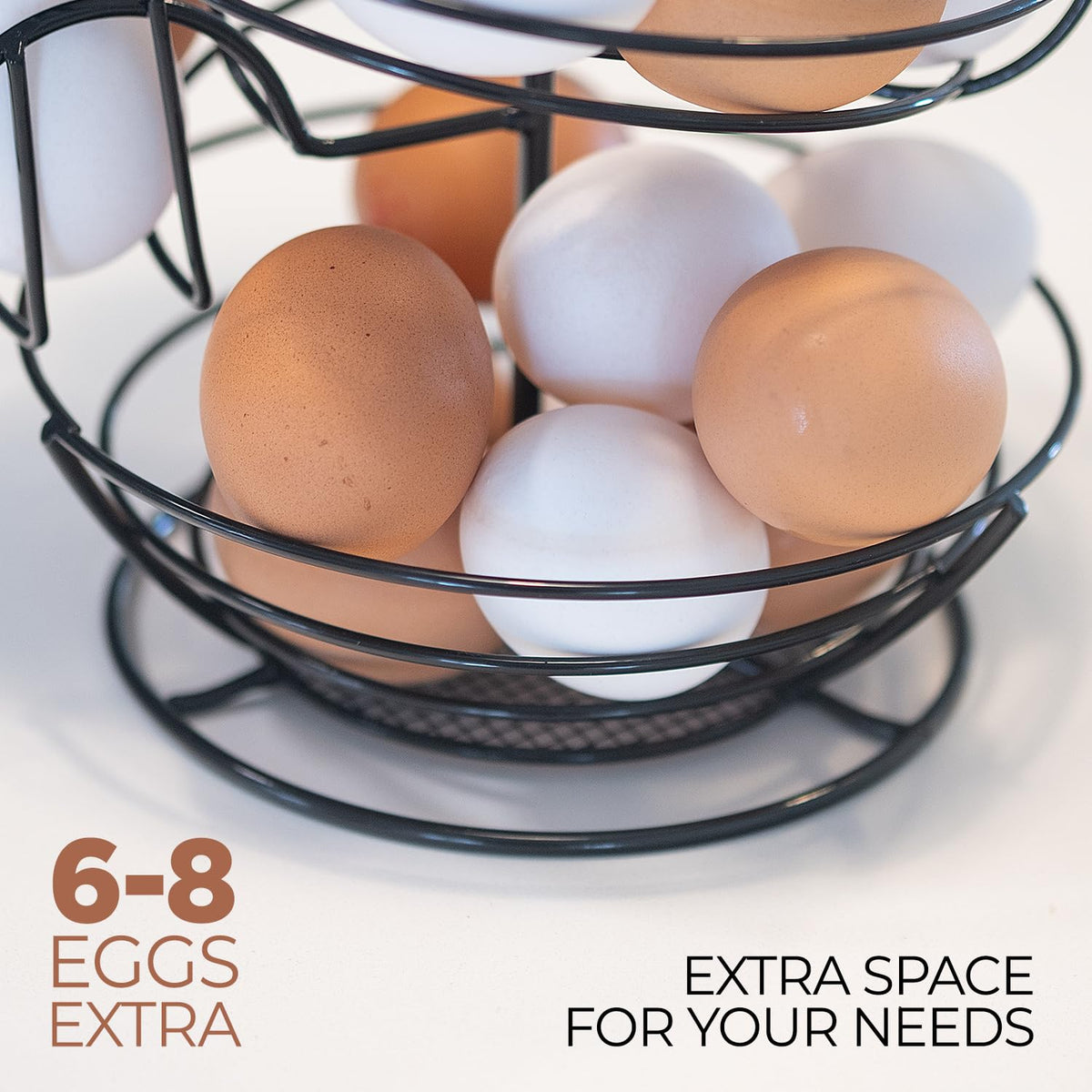 Shop Square Egg Holder top carry ring for easy relocation in the kitchen