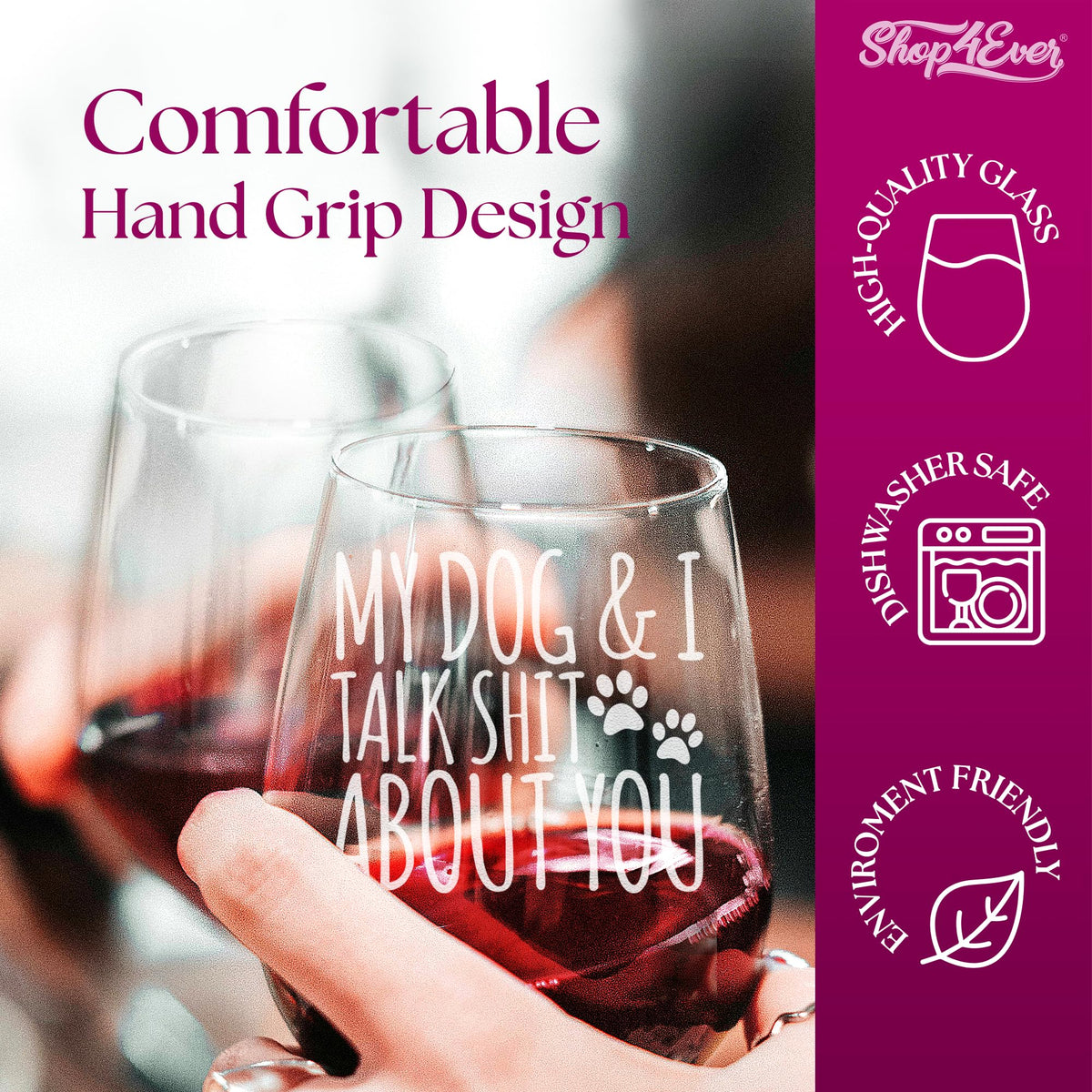 Shop4ever holding-glass scene, ideal for casual sipping at home.