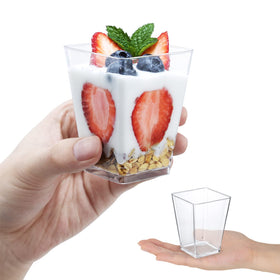 Shopday 3-inch mini cups are perfect for layered desserts and samples