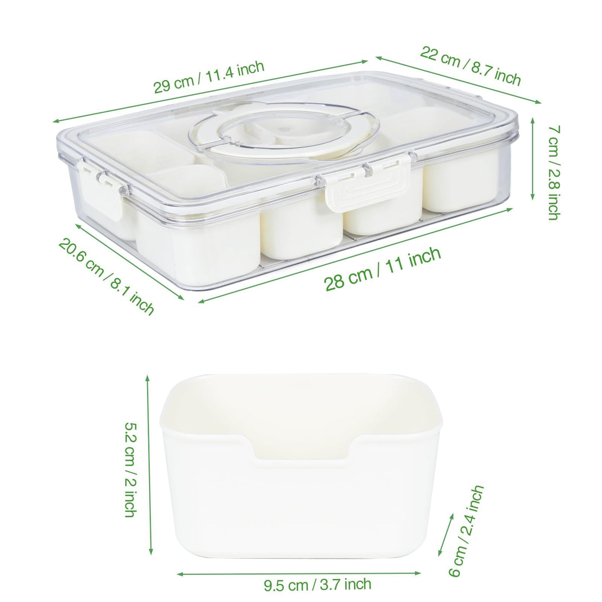 shopwithgreen dips and sauces tray supports versatile party spreads.