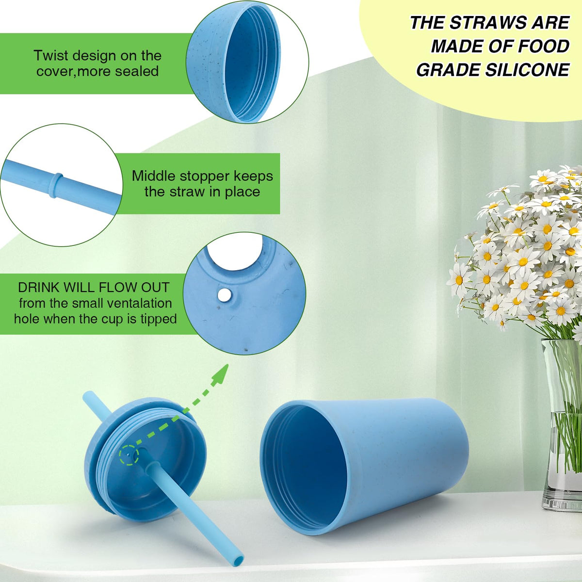 Shopwithgreen microwave and dishwasher safe cups simplify cleanup at home.