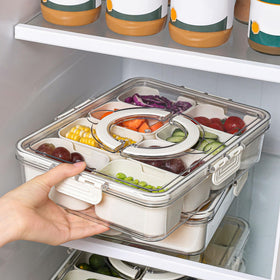 shopwithgreen removable dividers allow flexible food separation and easy cleaning.