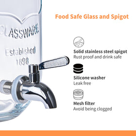 ShoreHao dual dispensers on a metal stand for easy party serving.