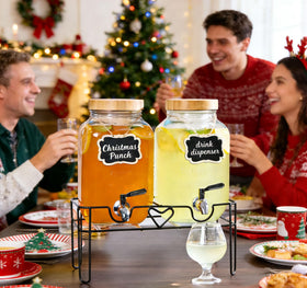 ShoreHao fruit infuser in dispenser for flavorful, refreshing drinks.