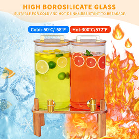 ShoreHao gold stainless steel spigot ensures smooth, leak-free pouring.