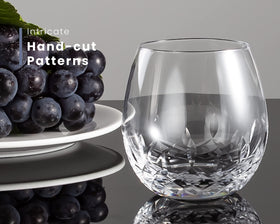 SHOSHIN stemless wine glasses durable for daily use and versatile beverage serving.