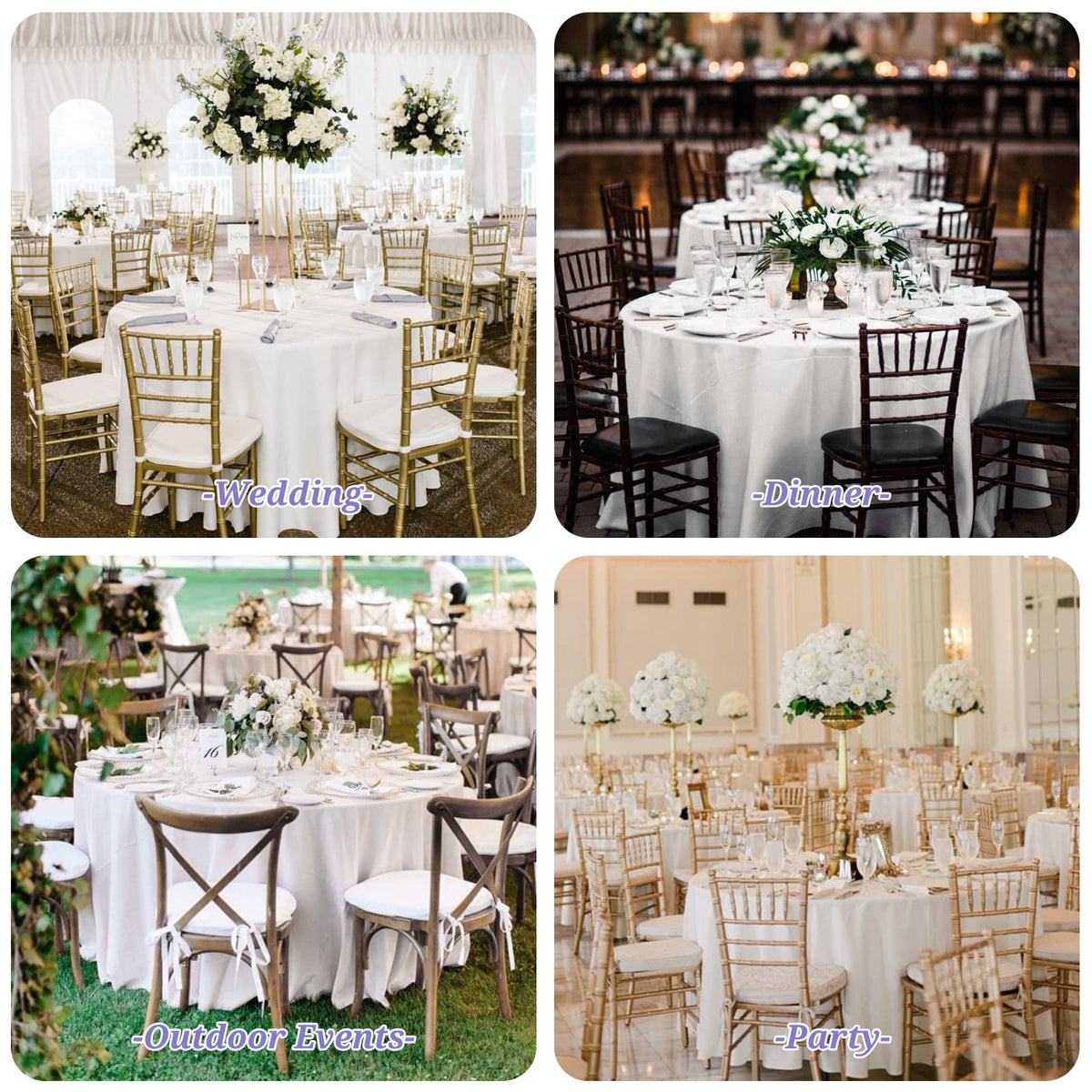 Showgeous ten-pack outdoor picnic tablecloth on a wooden table