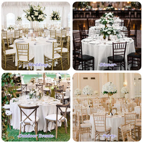 Showgeous ten-pack outdoor picnic tablecloth on a wooden table
